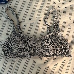 Target Bikini Top Snake Print